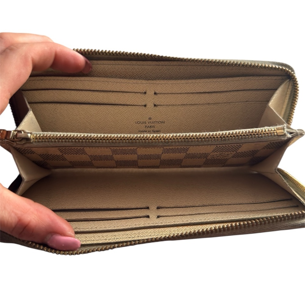 Louis Vuitton Wallet Damier Azur Clemence Wallet Zippy Wallet Zip Around Project - Picture 3 of 14